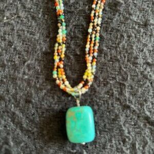 Beaded Turquoise necklace